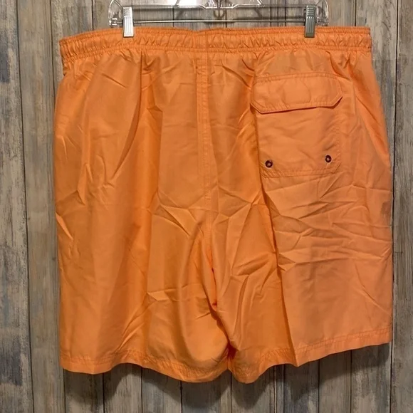 NWT Mens Croft and Barrow 7.5 Solid Swim Shorts In Cantaloupe | 2X NWT - Picture 6 of 10